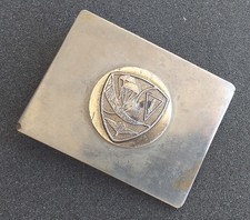 Fibbia metallica vintage Paracadutisti Esercito belga Airborne Para Commando