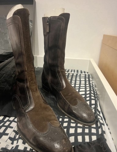 Gucci leather boots - gucci,