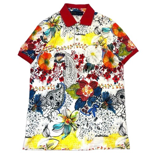 Etro polo paisley floreale - polo,