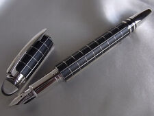 Montblanc Starwalker penna stilografica metallo gomma 14K M pennino