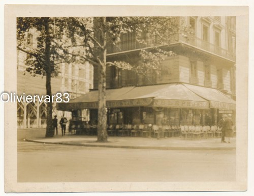 Photo ancienne paris brasserie - photo,