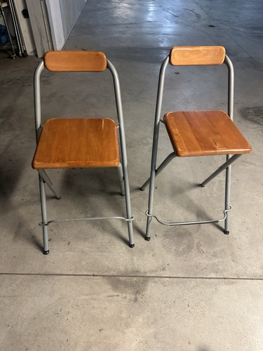 Sedie pieghevoli legno e - 2,