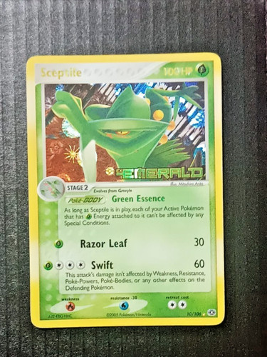 Sceptile 106 emerald - 10/106, ex