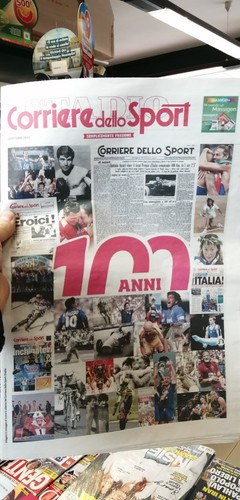 100 anni corriere dello - 100, sport