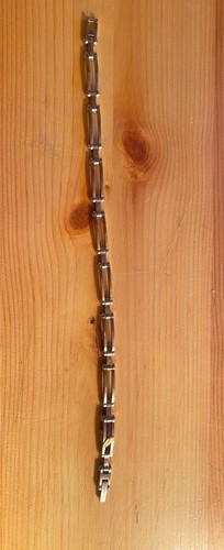 Bracciale uomo acciaio oro - e,