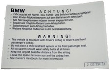 Adesivo etichetta segnaletica