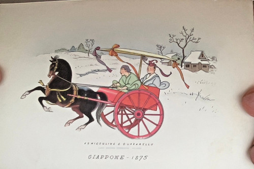 Cartoline carrozze carro - cartoline,