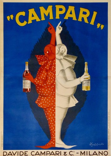 Cappiello campari bifronte - cappiello,