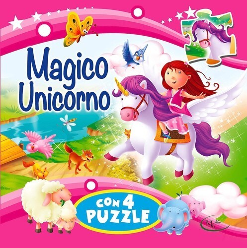 Magico unicorno libro con - libro, 4
