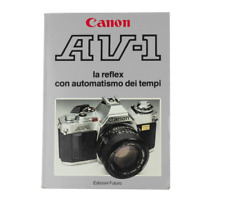 Canon AV-1 la reflex con automatismo dei tempi guida libro av1 Edizioni Futuro