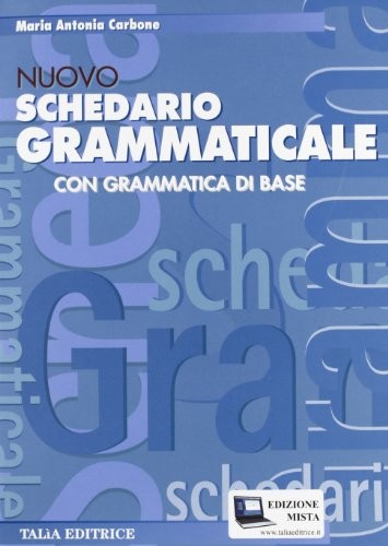 Nuovo schedario grammaticale - schedario,