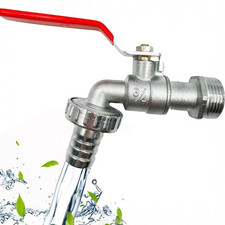 Rubinetto Esterno universale da giardino, 1/2"/3/4 " rubinetto da giardino 90010