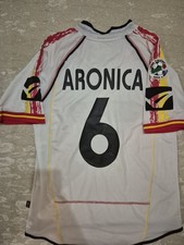 maglia messina 2005 2006 aronica 6 match worn legea vintage shirt jersey