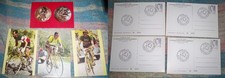 4 CARTOLINE GINO BARTALI