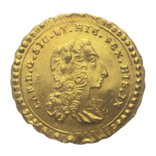 Carlo di Borbone - Oncia d' oro -Au- 1737 - FDC Perizia A.Carmagnola