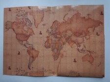 Cartellina Alviero Martini originale con iconico tema mappa