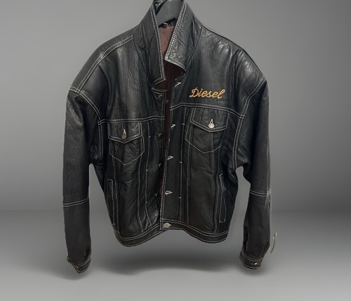 Diesel giacca pelle leather - pelle,