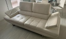 Divano MaxDivani 3 posti Habart21 in pelle bianca