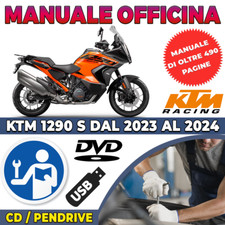 Manuale Officina KTM 1290 S dal 2023 al 2024 in ITALIANO (CD-ROM O PENDRIVE)