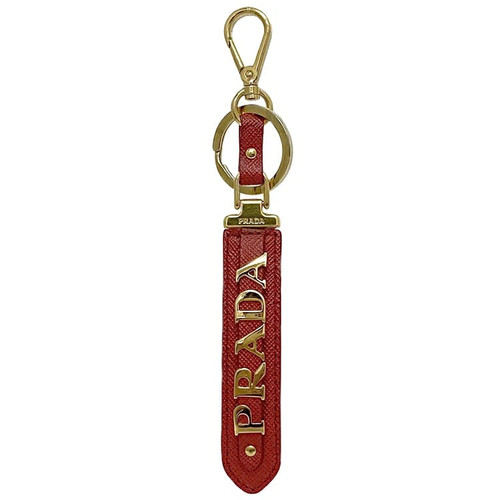 Portachiavi logo prada - logo, rosso