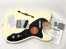 Originale Fender Squier Telecaster THINLINE LOADED BODY White Tele Chitarra elettrica