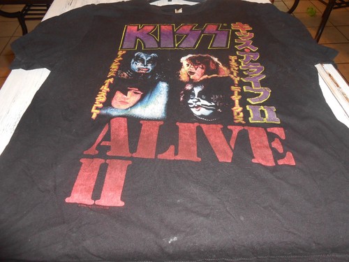 Shirt kiss alive tour - kiss, ii