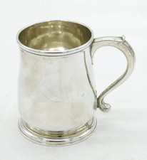 Tazza battesimo argento