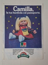 Clipping Advert Rara Pubblicità CAMILLA - SEBINO - 1985 BAMBOLA DOLL