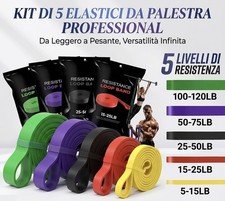Set elastici fitness livelli - 5,