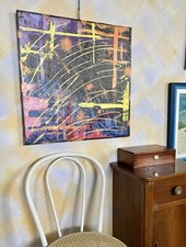 Tela variopinta astratta dipinta 