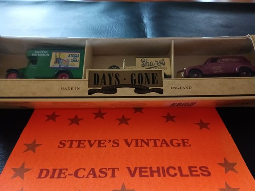 Lledo days gone food vans - gone, x3