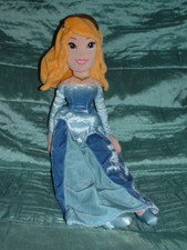 DISNEY STORE PRINCIPESSA AURORA 21" PELUCHE BAMBOLA GIOCATTOLO MORBIDO VESTITO BLU BELLEZZA ADDORMENTATA