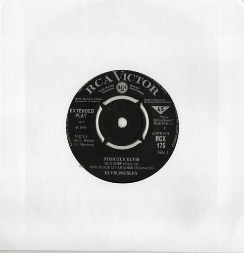 Elvis presley 1959 track ep - elvis,