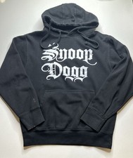 Felpa nera con cappuccio Snoop