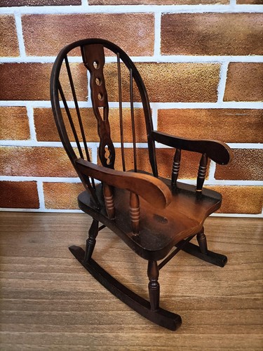 Sedia dondolo legno - in,