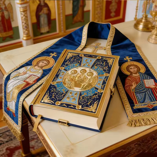 Gold plated orthodox gospel - orthodox,