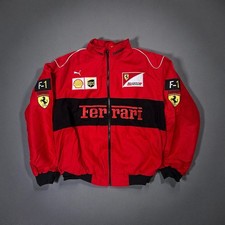 FERRARI JACKET RED & BLACK SIZE L