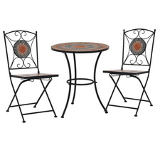 Set bistrot terracotta 60 cm