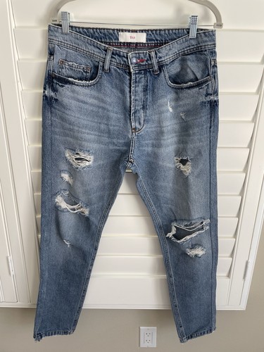 Jeans bershka bsk blu chiaro - bershka,