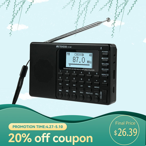 Retekess v115p radio onde - v115p,