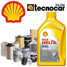 C3 II 1.4 HDI II serie cambio olio motore 10w40 Shell Hx6 e 4 filtri Tecnocar pe