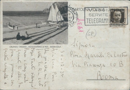 Cu642 cartolina orlando - orlando, grosso