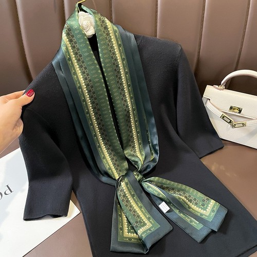 Sciarpa lunga 100 seta donna - seta,