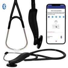 Stetoscopio Digitale Medico Professionale Bluetooth, Cancellazione Rumore + App