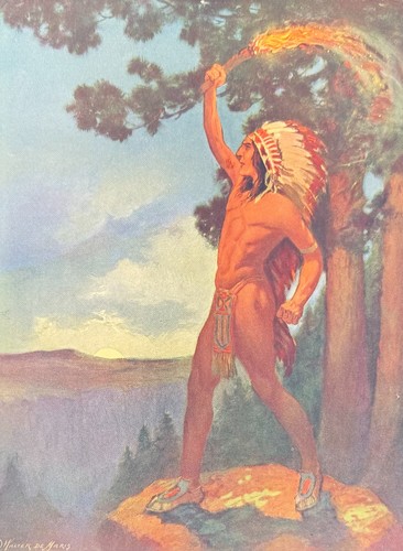 Calendario indiano vintage