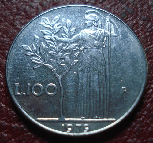 1979 italy 100 lire vf - 100, in