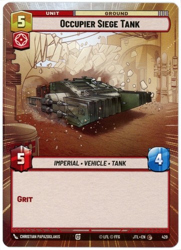 Occuper siege tank - occuper,