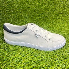 Scarpe da passeggio Keds Center ll donna taglia 8 bianche sportive in tela sneakers