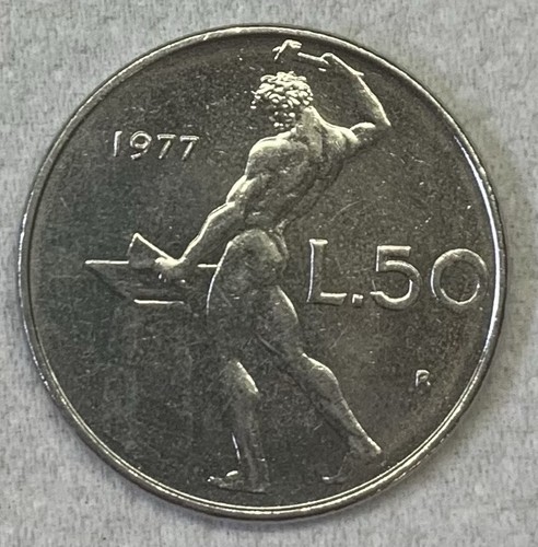 Moneta 50 lire - 🇮🇹,