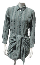 ZARA Women’s Green Stripe